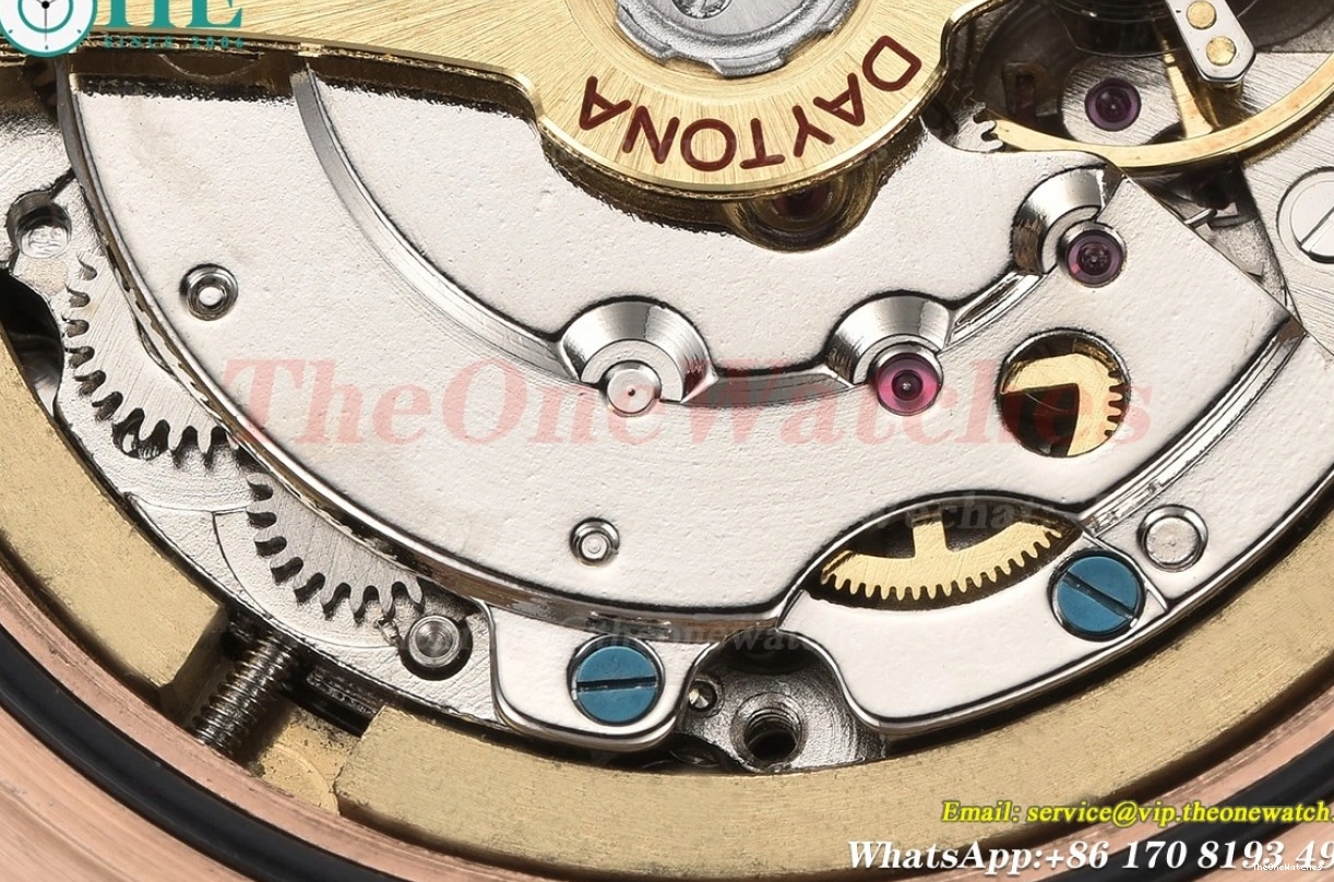 Black RG 40mm A3836 RG Gold Daytona GDF 0101